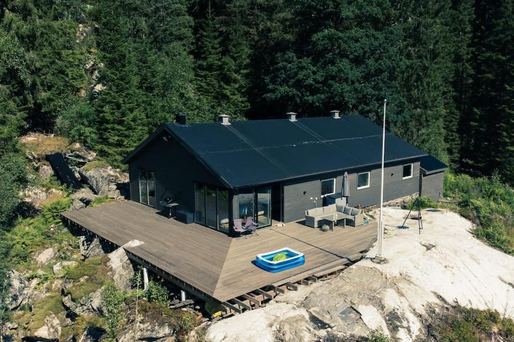 Mo (Hordaland) Modalen Fjord Cottage מראה חיצוני תמונה